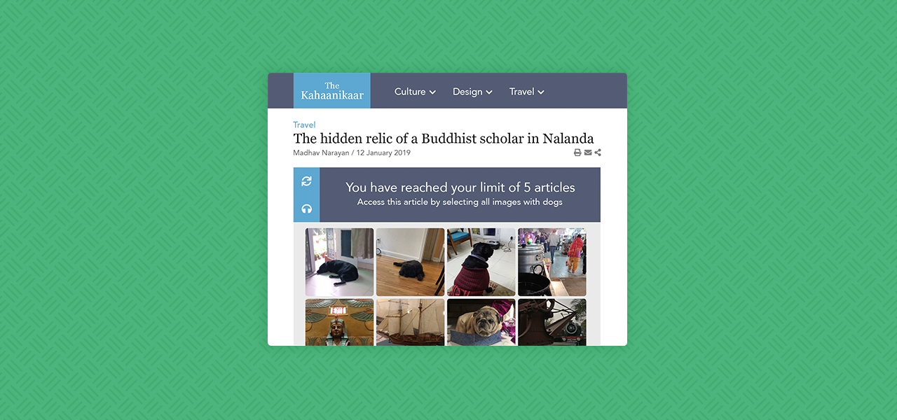 Interacting with a KL reader during our research trip to Khabar Lahariya's regional office in Banda